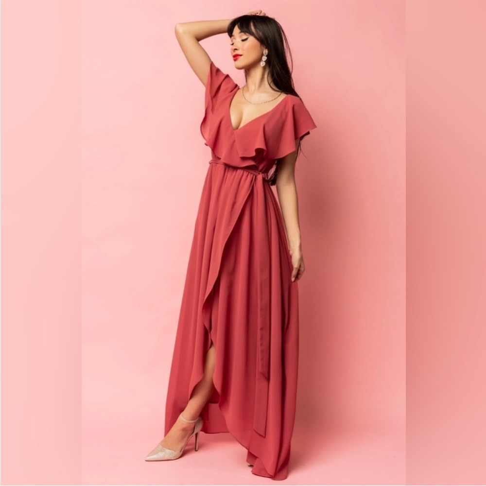 Baltic Born Elegant Pink Maxi Dress